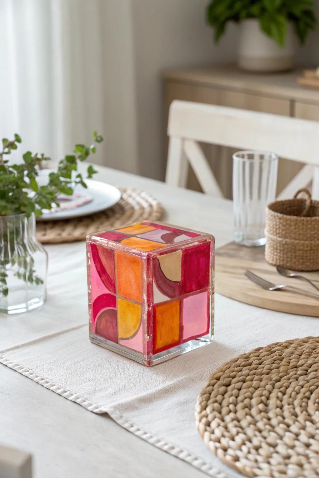 Transform your space with a pop of color and creativity.