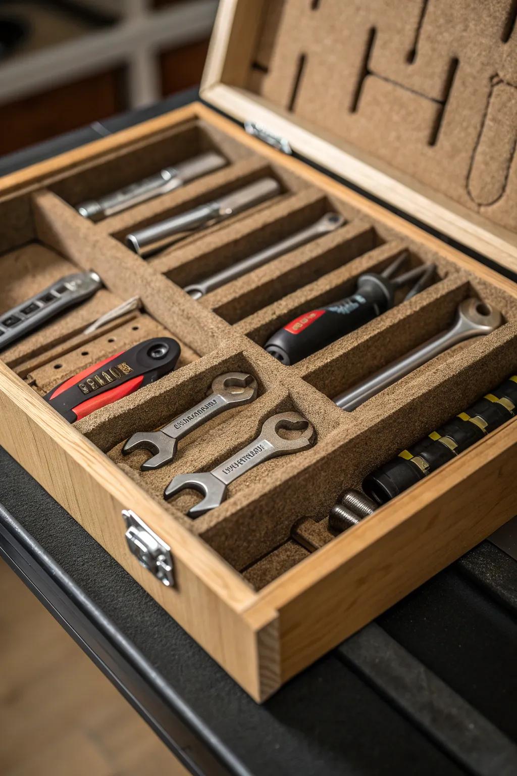 Transform your toolbox with custom DIY drawer inserts for perfectly organized tools.