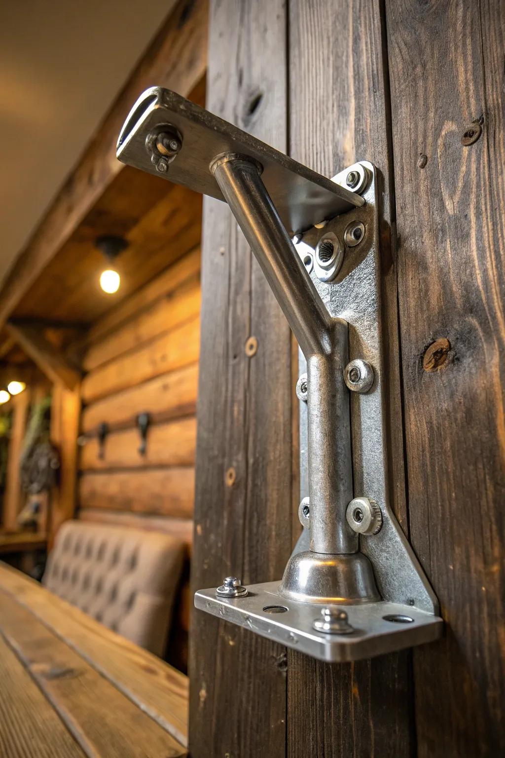 Elevate your garage organization with expertly crafted metal brackets.