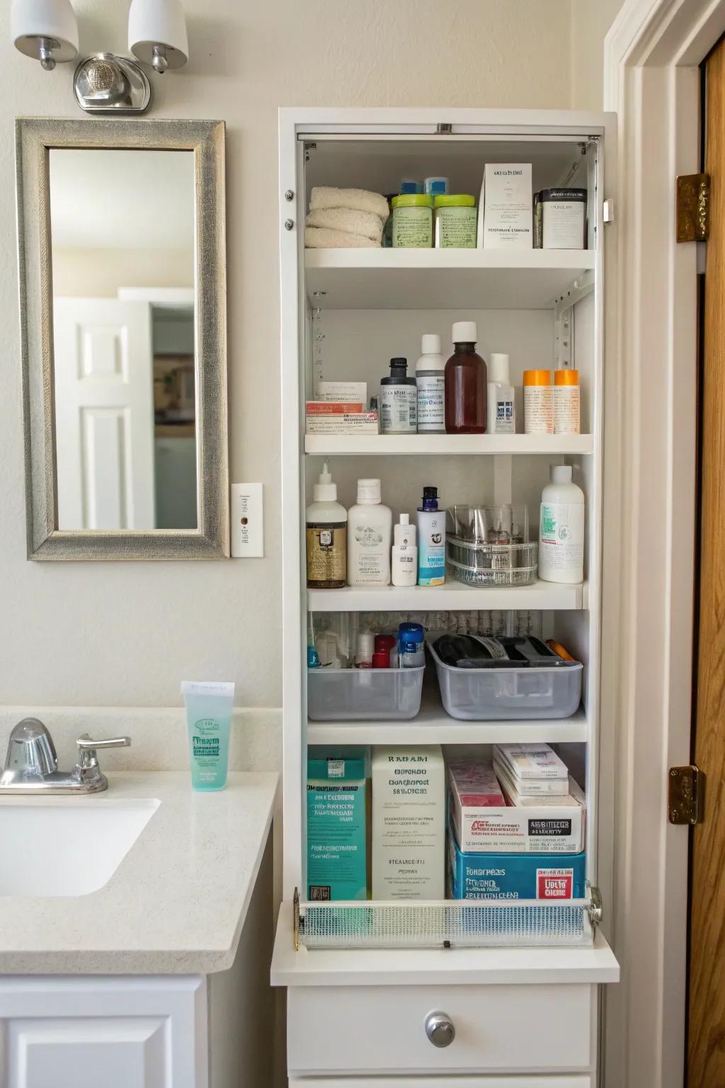 Reserving space for extras ensures long-term organization.