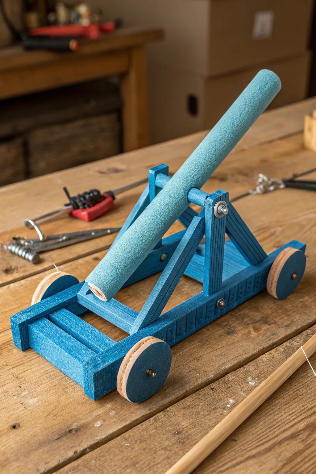 Ingenious and fun: Craft your own mini catapult with a twist!