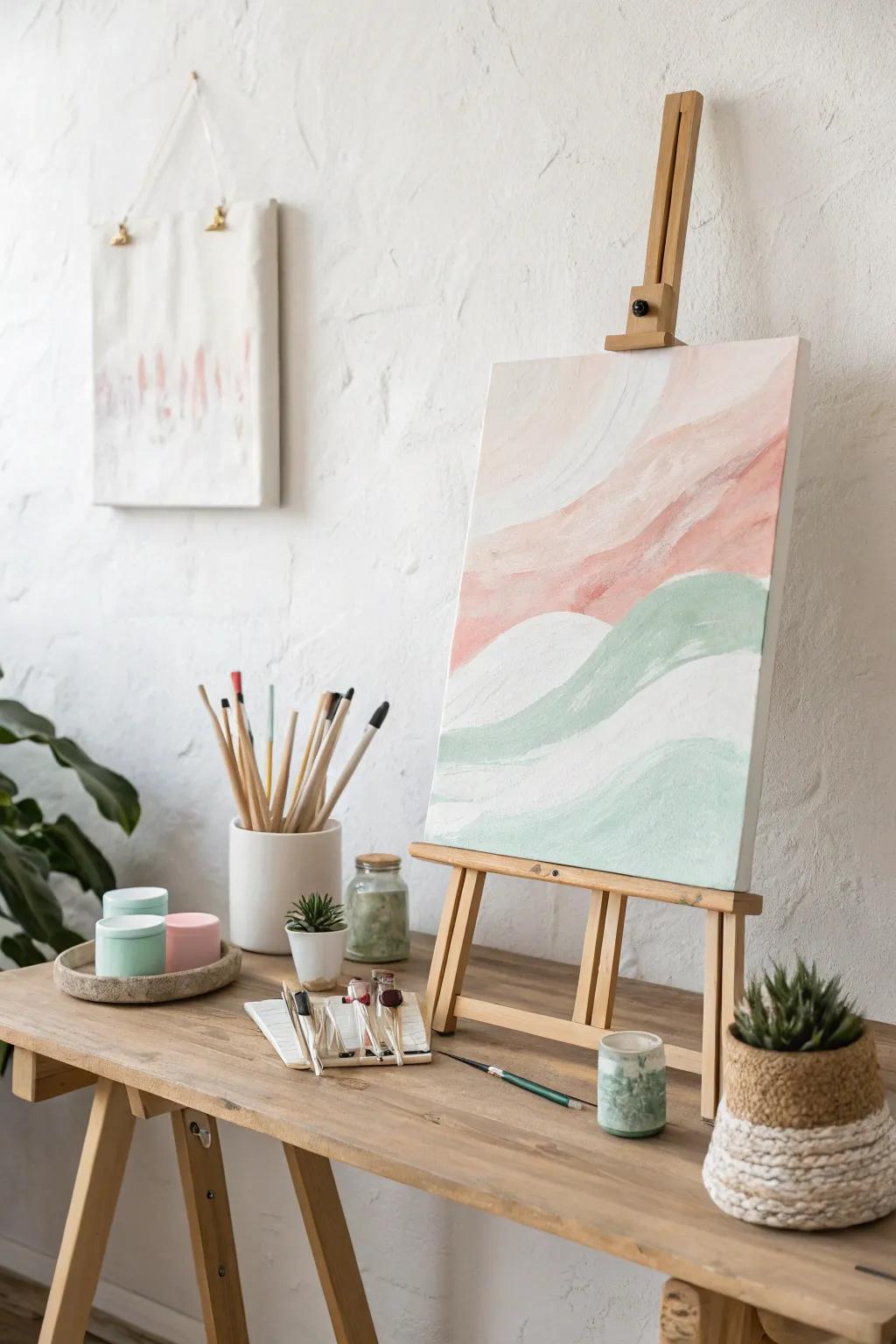 Discover how a simple palette can transform into a masterpiece. Embrace the art of color swapping and let creativity flow! #ColorChallenge #MinimalistArt