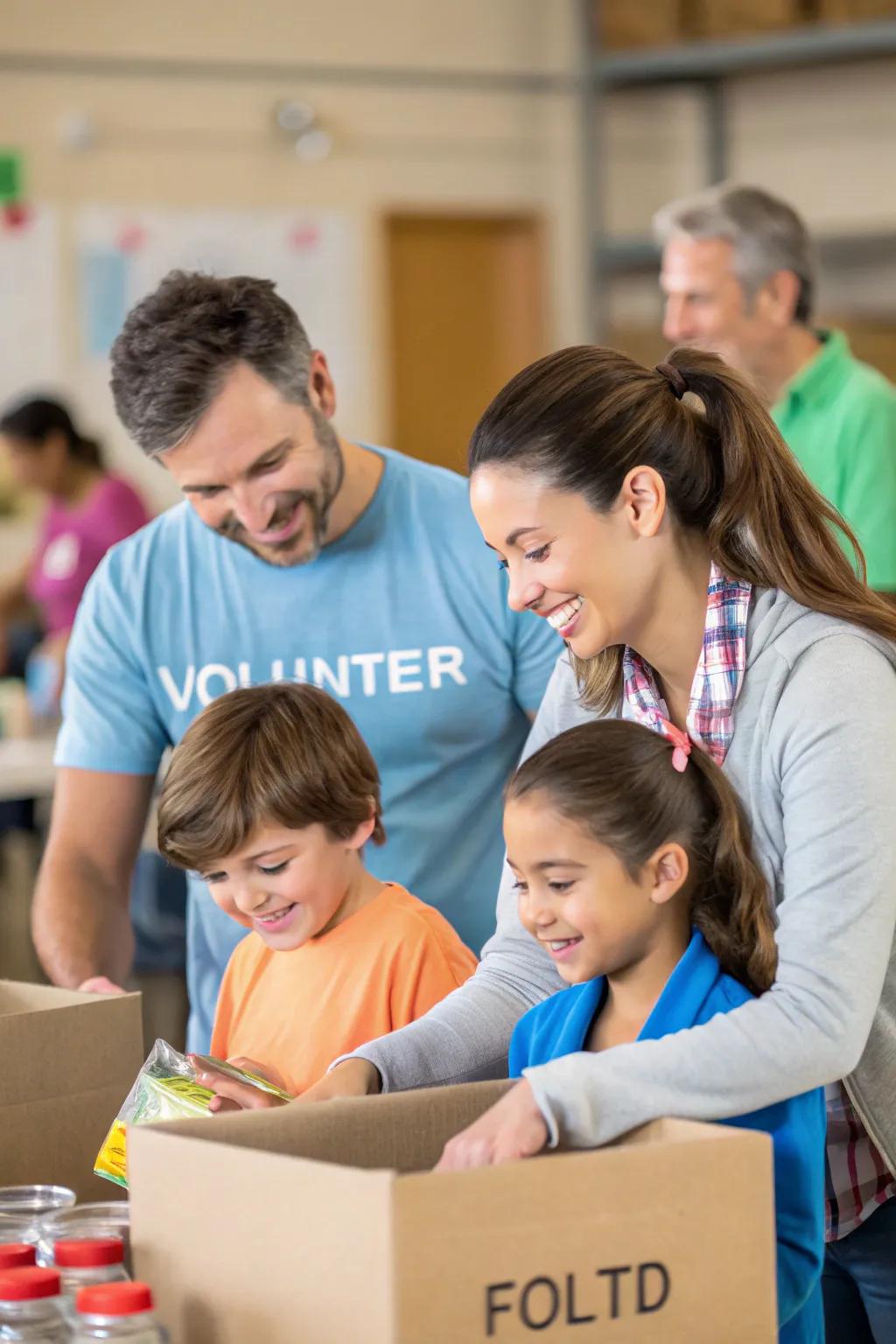 Volunteering together strengthens bonds and enriches your community.