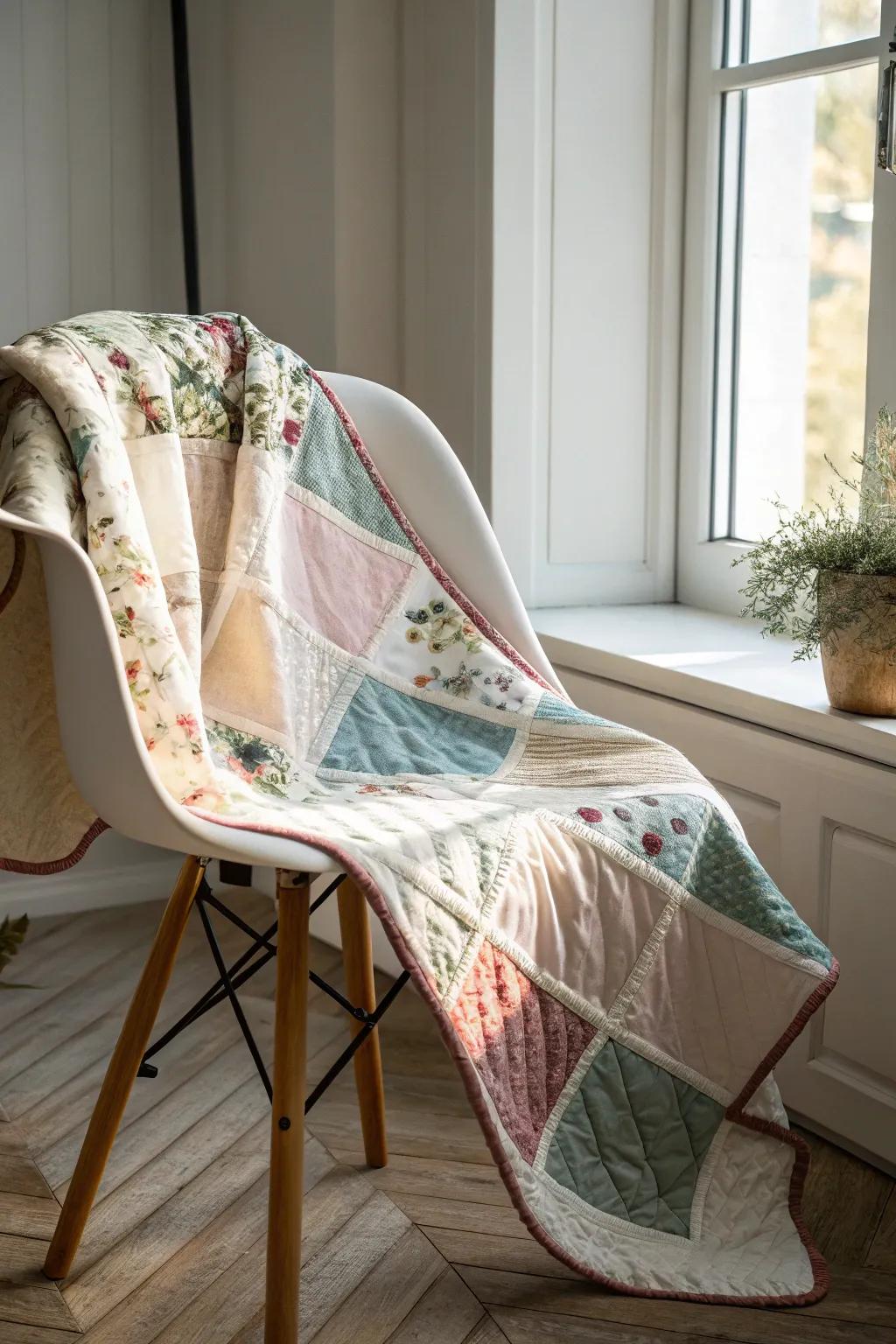 Luxurious textures meet minimalist charm—explore the art of quilt craftsmanship.