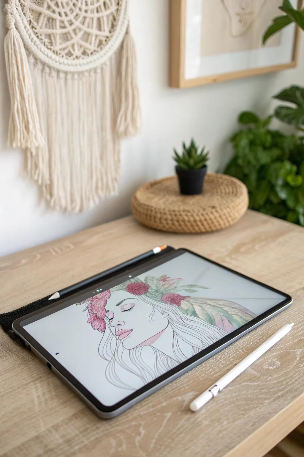 Unleash your creativity with digital self-portraits—where pixels meet passion.