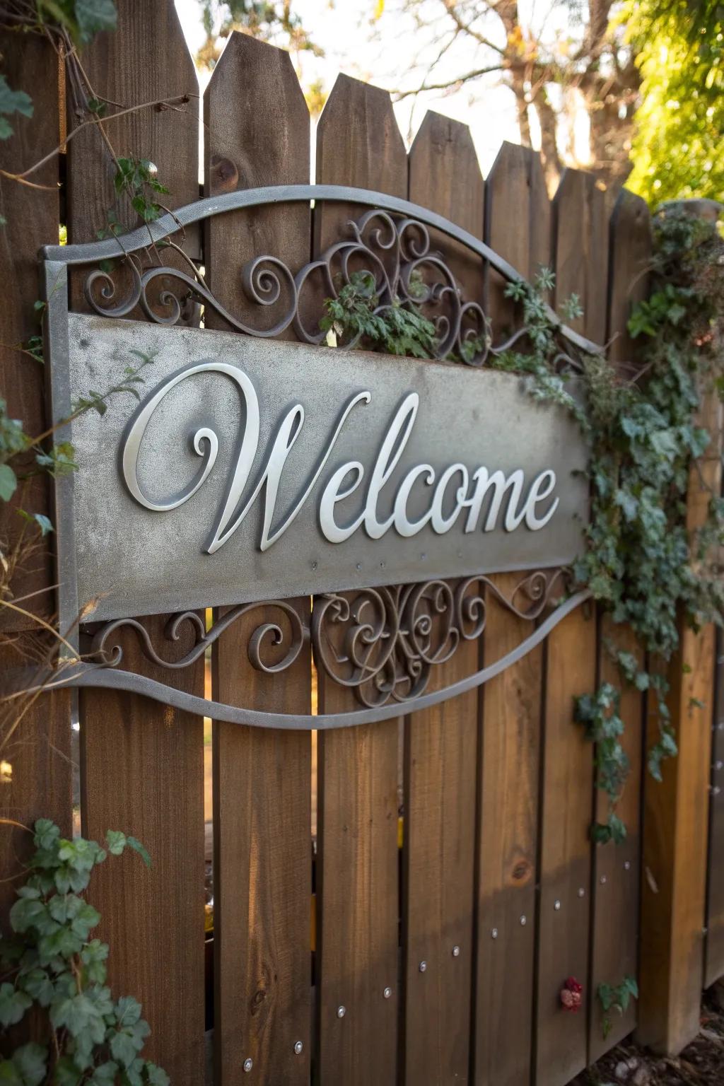 Welcome your guests with a touch of artisanal charm and elegance.