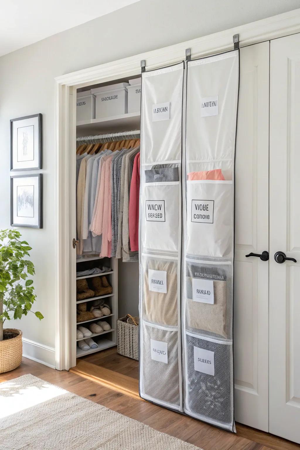 Seasonal rotation keeps your closet efficient and neat.