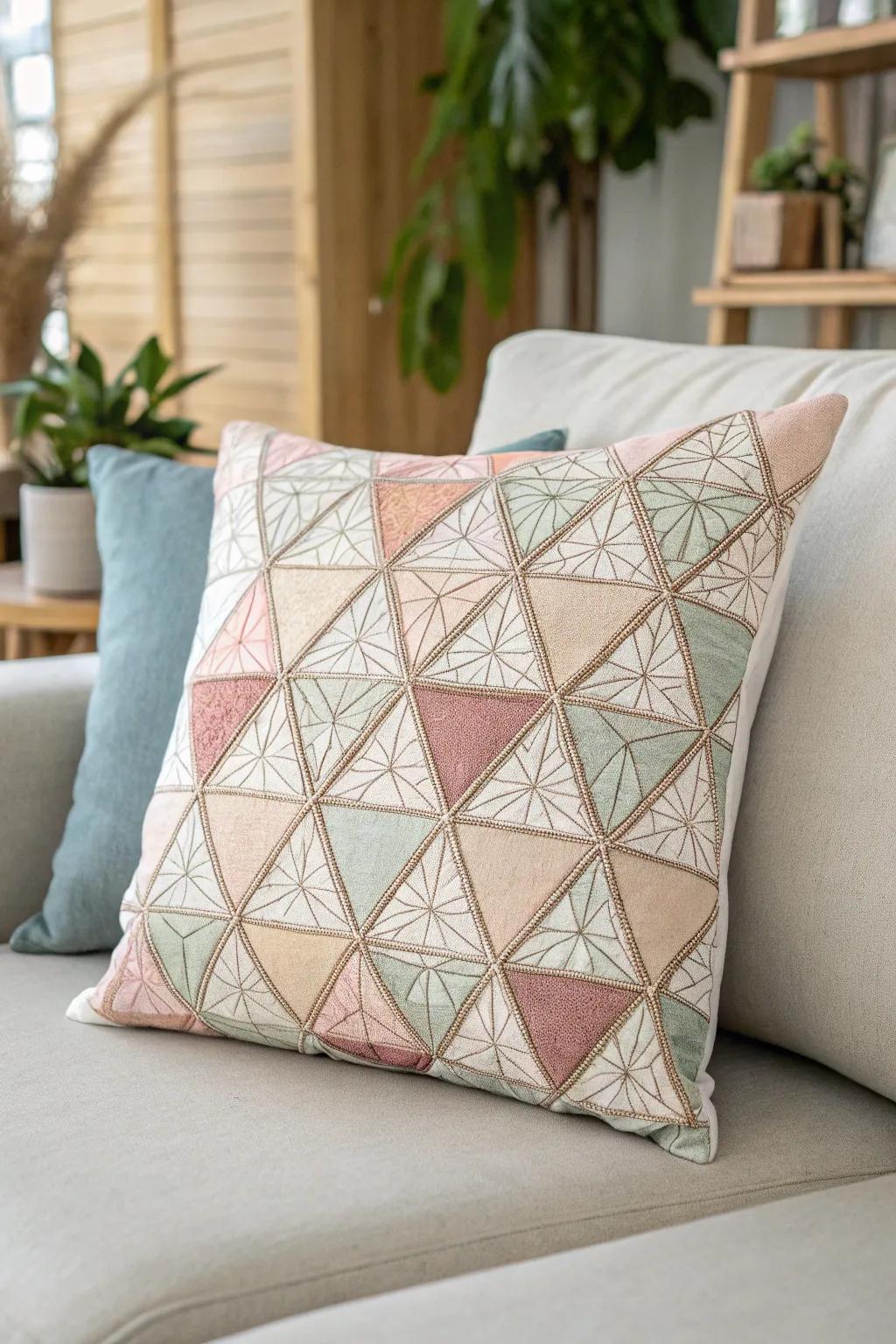 Transform your space with the elegance of tessellated textiles.