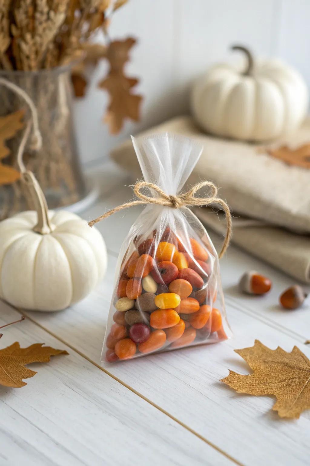 Sweet Autumn Delight: A Minimalist's Take on Festive Goodie Bags