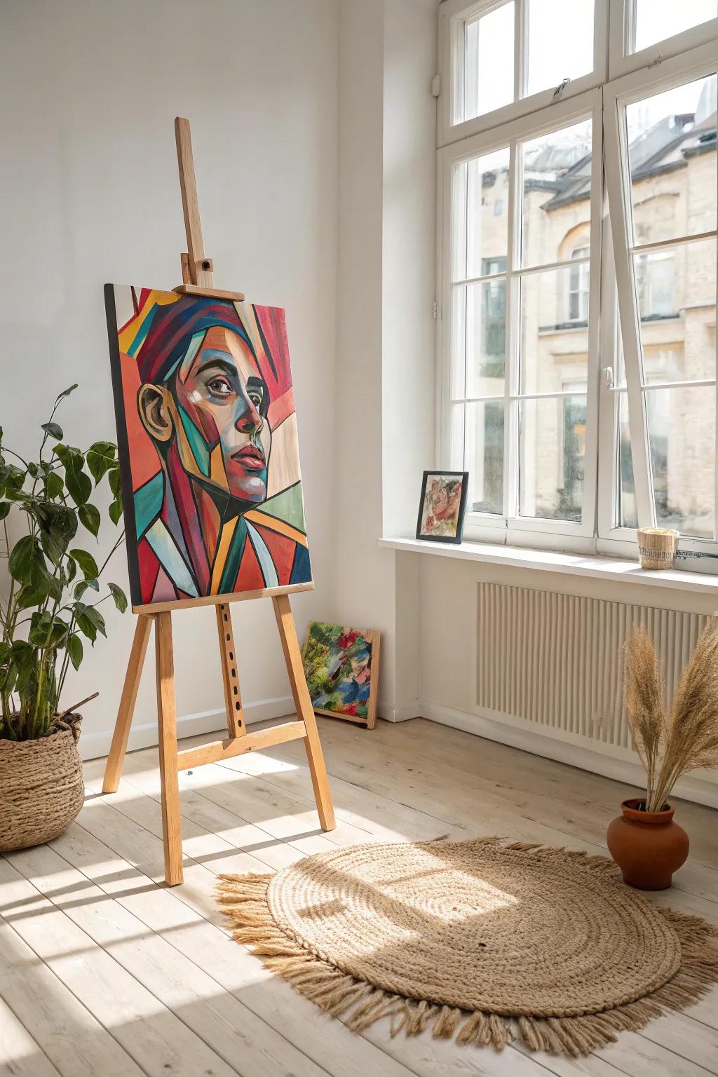 Dive into a world of vibrant abstraction and let your personality shine through the canvas!