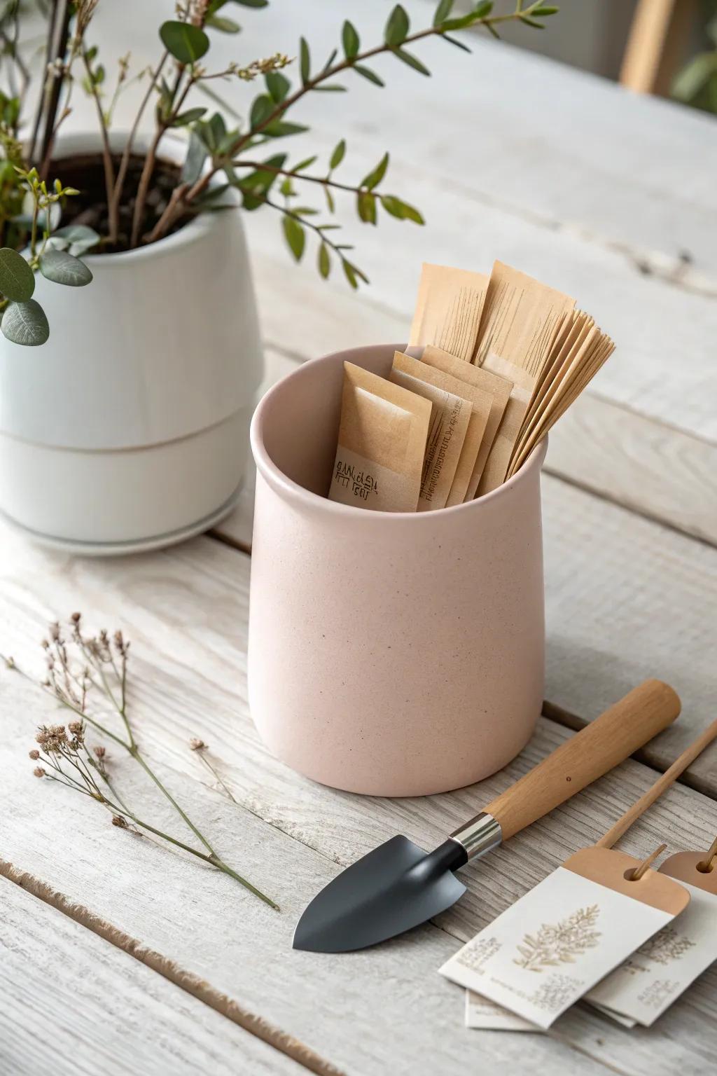 A Gardener's Delight: The perfect gift for those who cherish simplicity and nature.