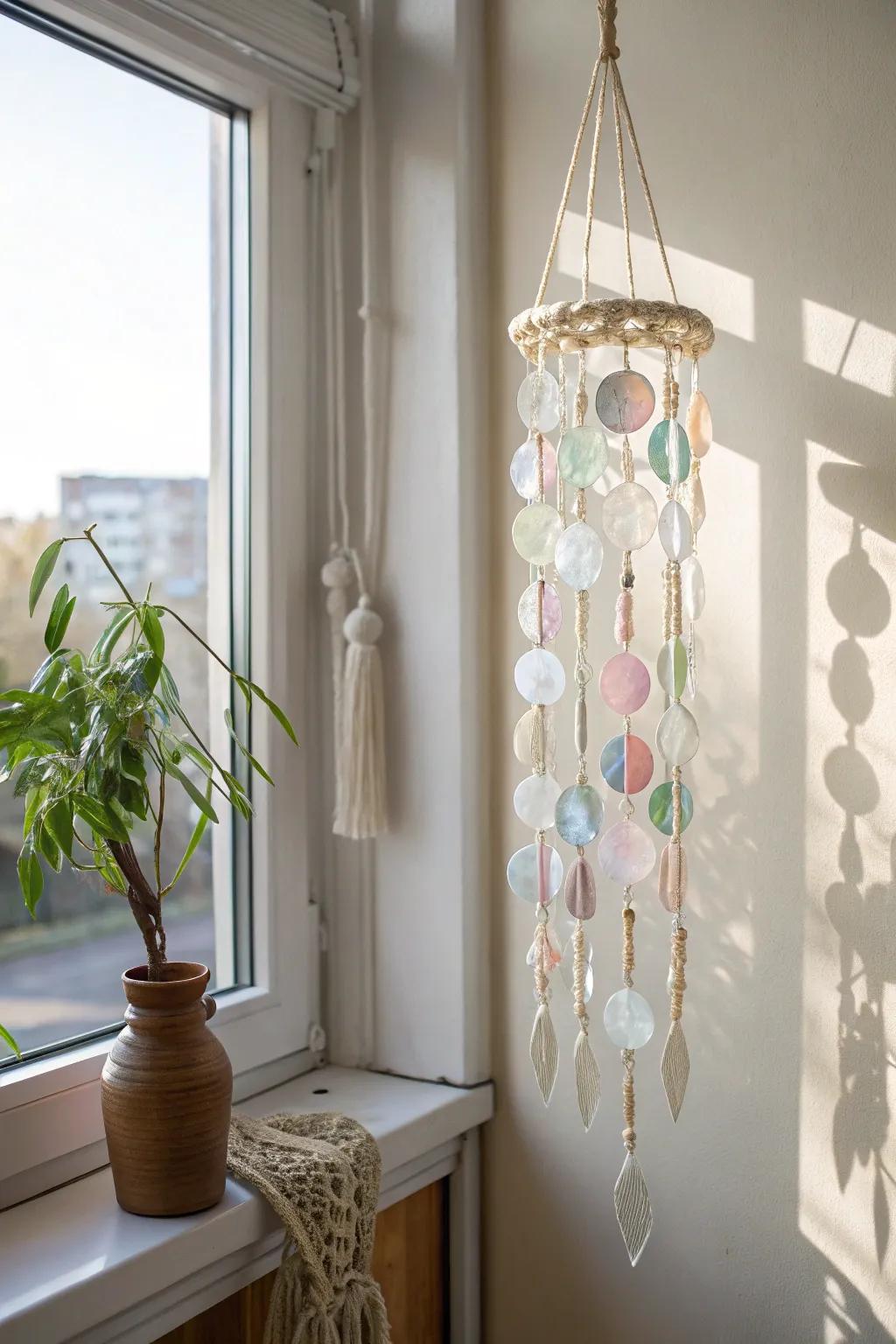Transform your space with a handcrafted sun catcher that dances with light and color.