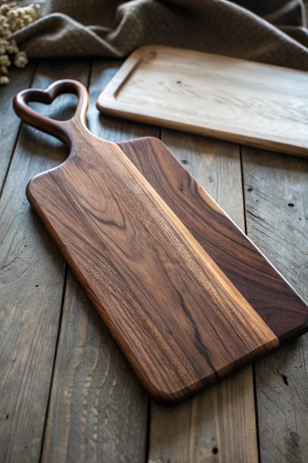 Elevate your hosting game with this exquisite charcuterie board, where craftsmanship meets love in every detail.