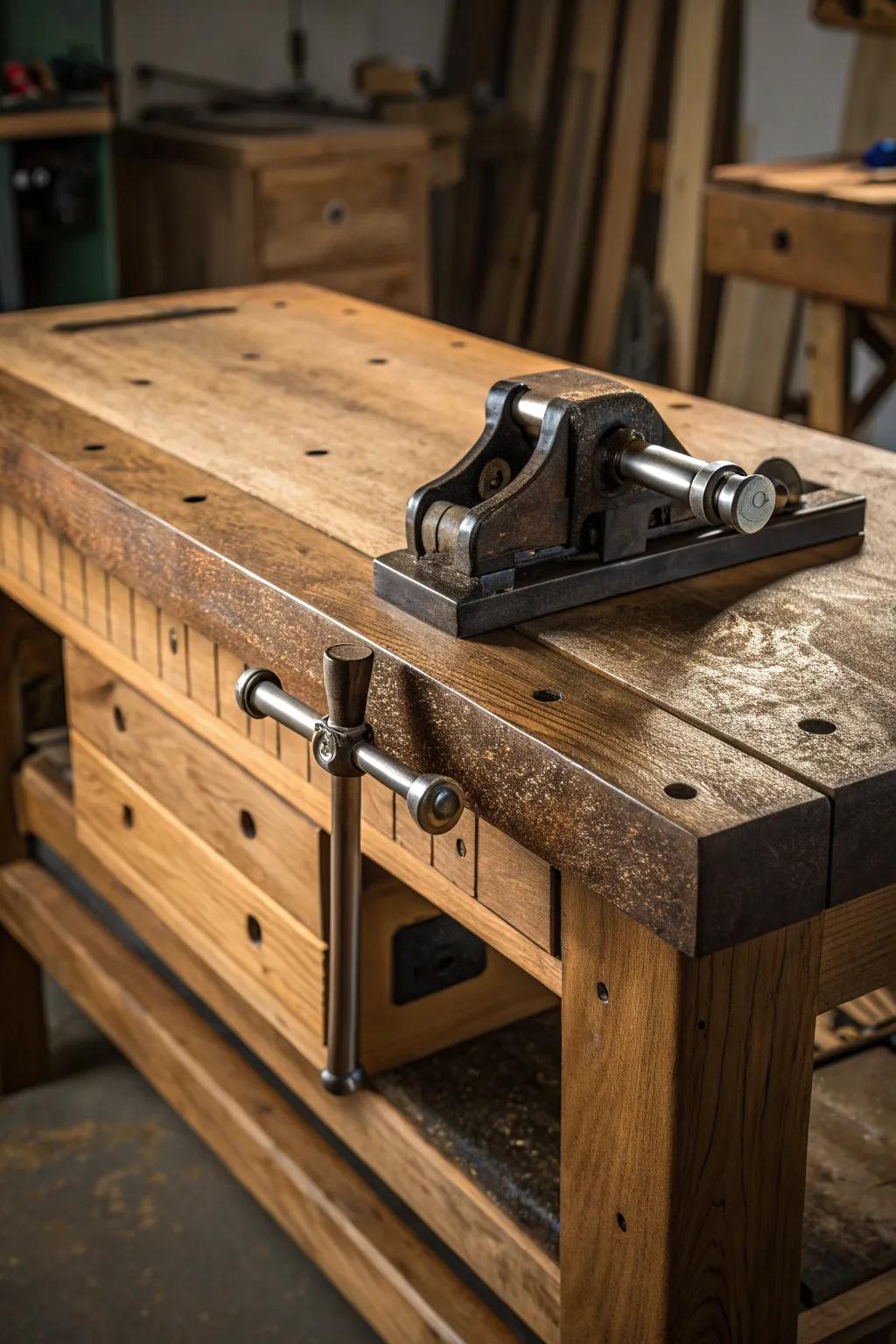 Master your craft with a workbench that holds steady precision.