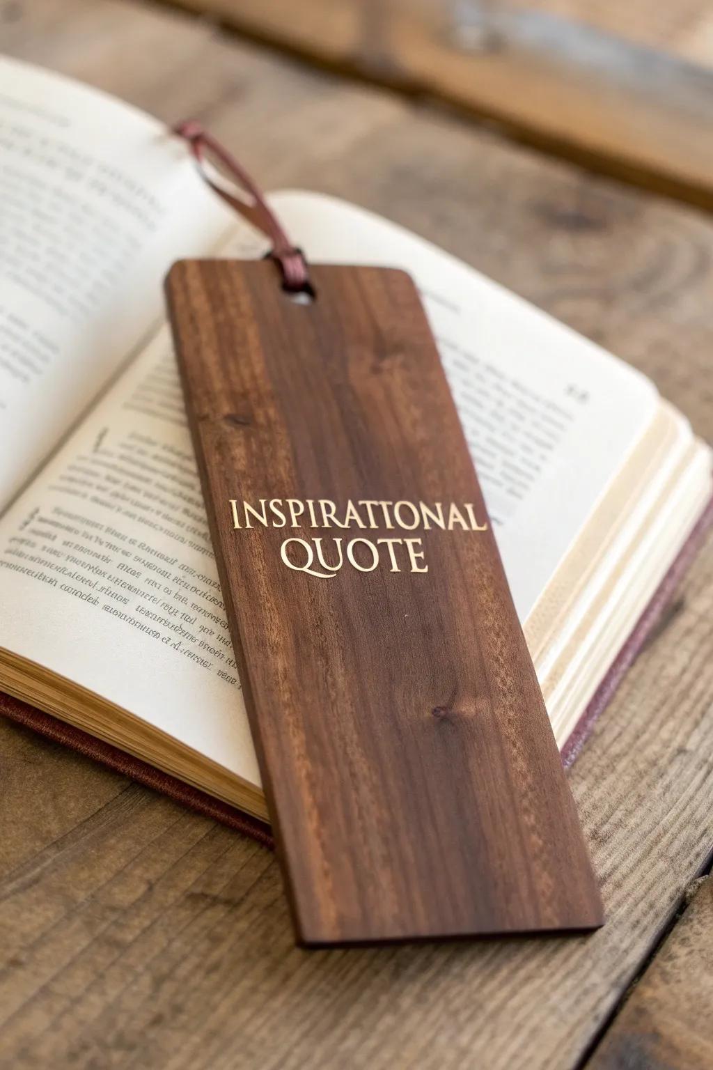 Elevate your reading experience with a handcrafted walnut bookmark, perfect for the discerning bibliophile.