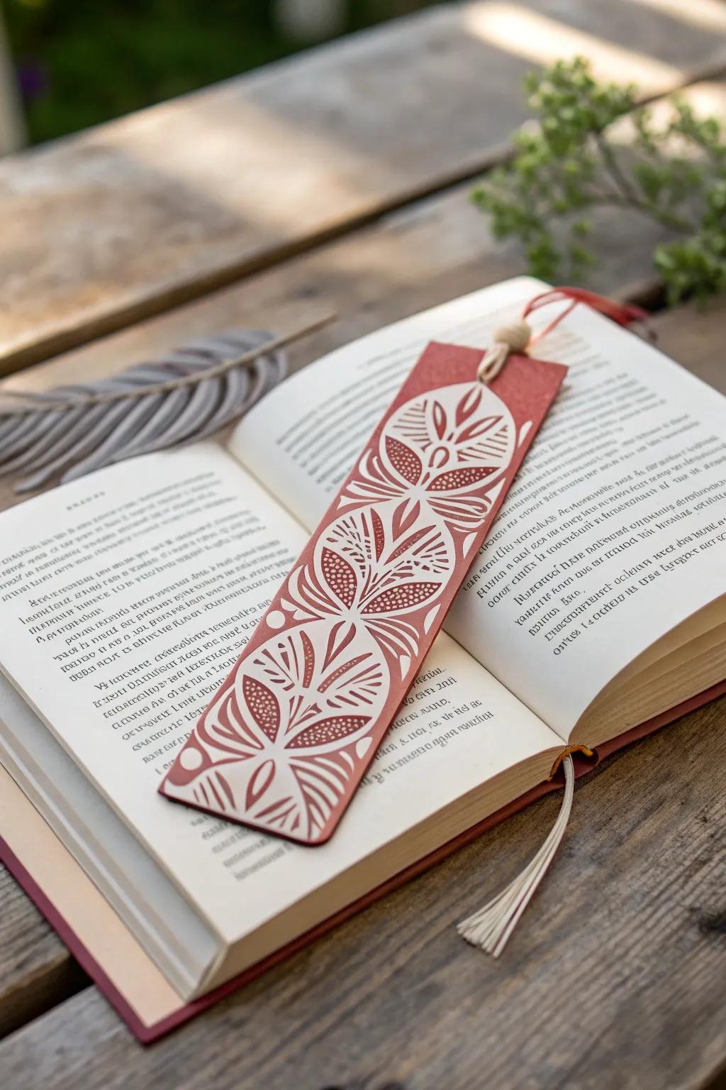 Elevate your reading experience with a uniquely crafted 3D printed bookmark, where minimalist design meets bold elegance.