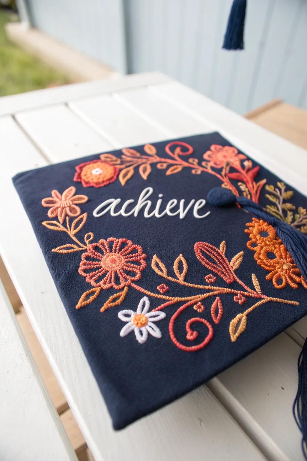 Craft your story with every stitch - make your graduation cap a masterpiece of personal expression.