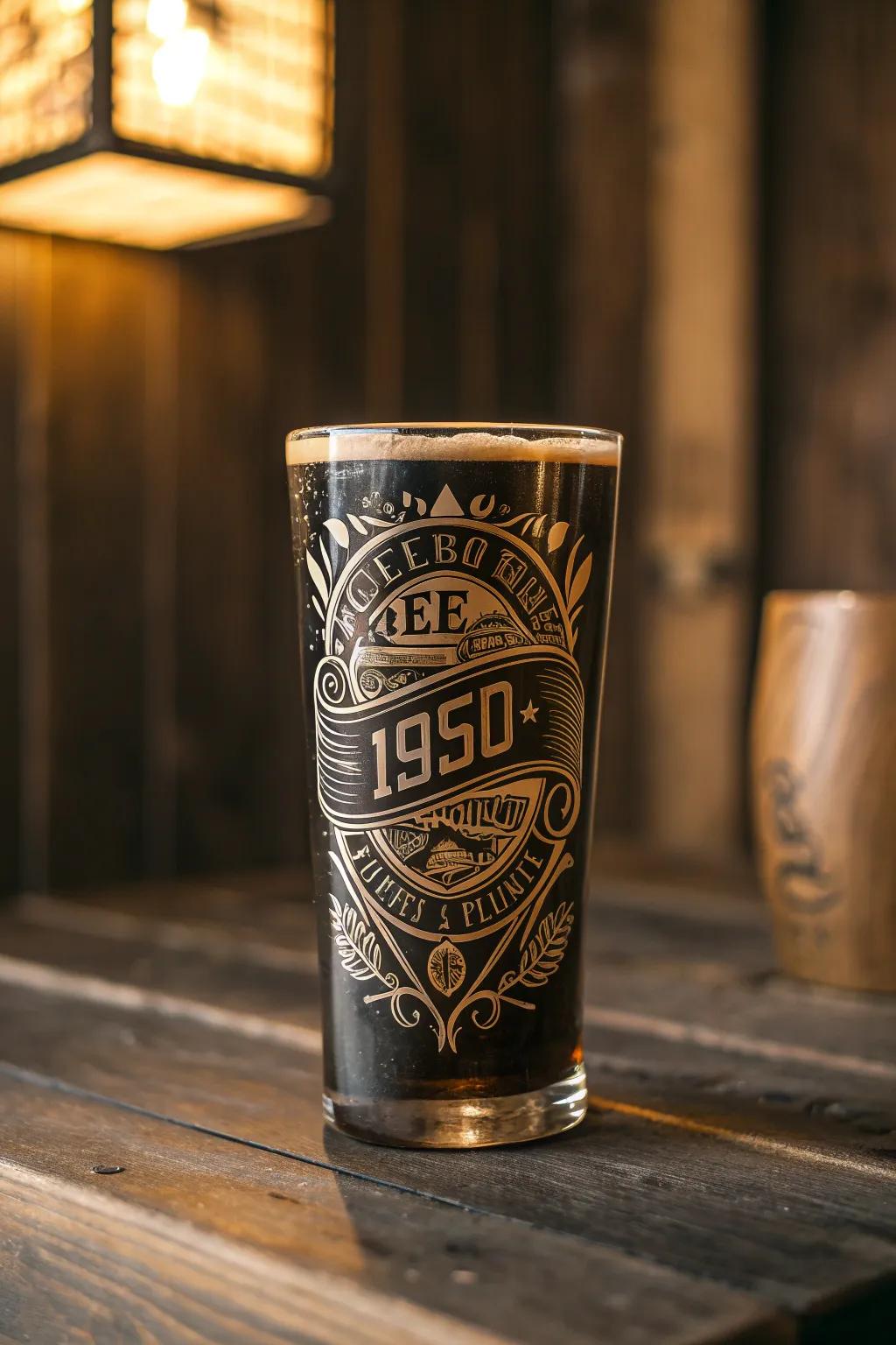 Sip in style with a retro beer label tumbler, where vintage charm meets modern craftsmanship.
