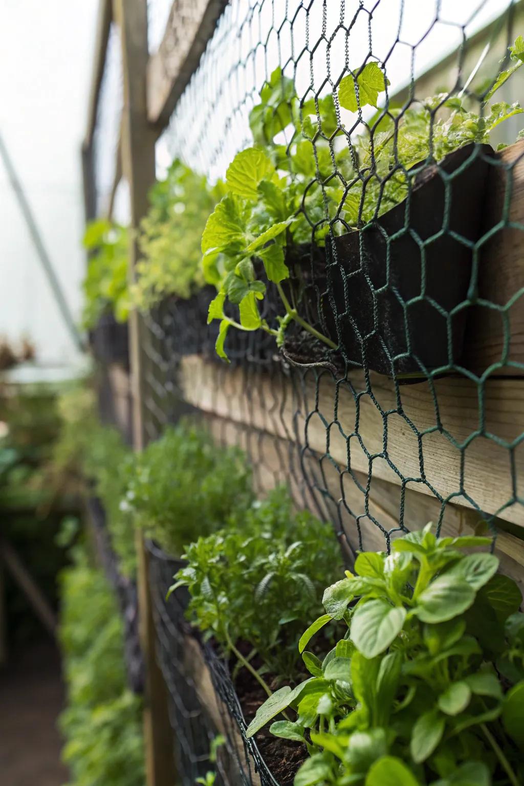 Craftsmanship Meets Nature: Protect your vertical garden with artisanal netting.