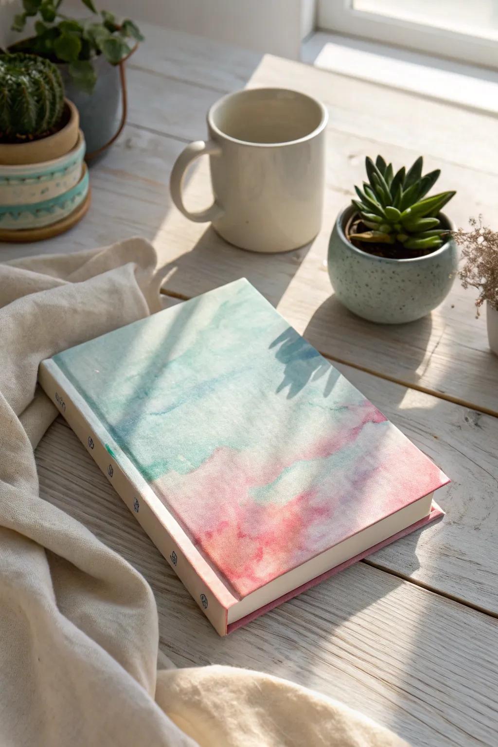 Unleash your creativity with watercolor wonders—transform your book cover into a dreamy masterpiece!