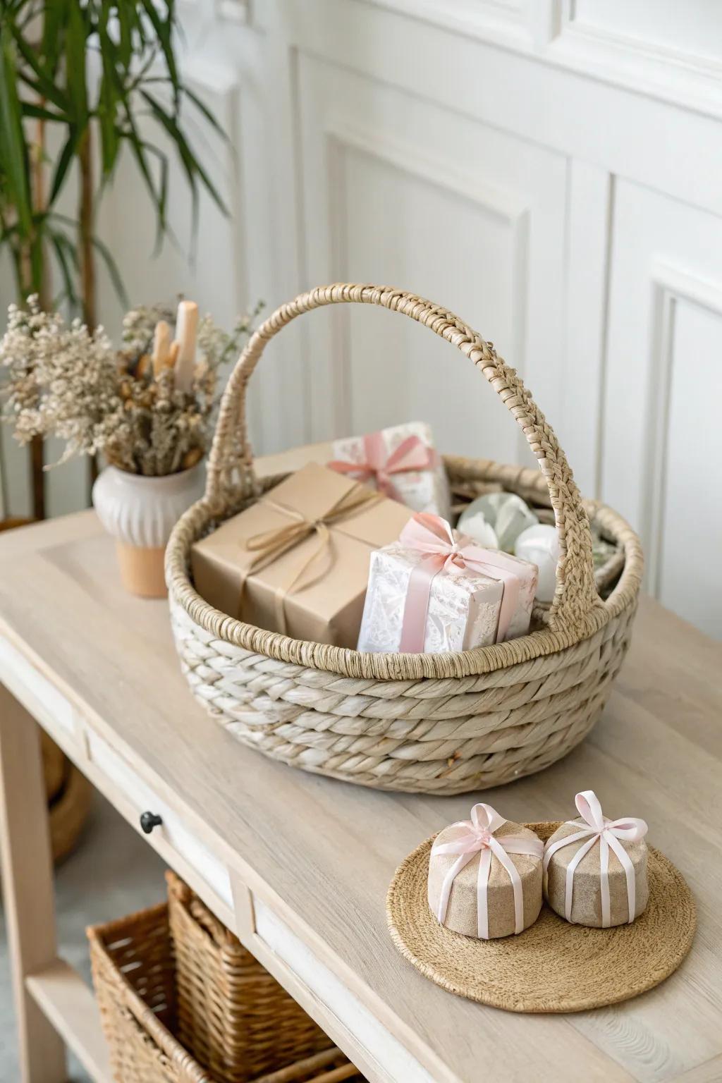 Elevate your bridal shower gifts with a touch of elegance and simplicity. 🎀 #CraftedWithLove