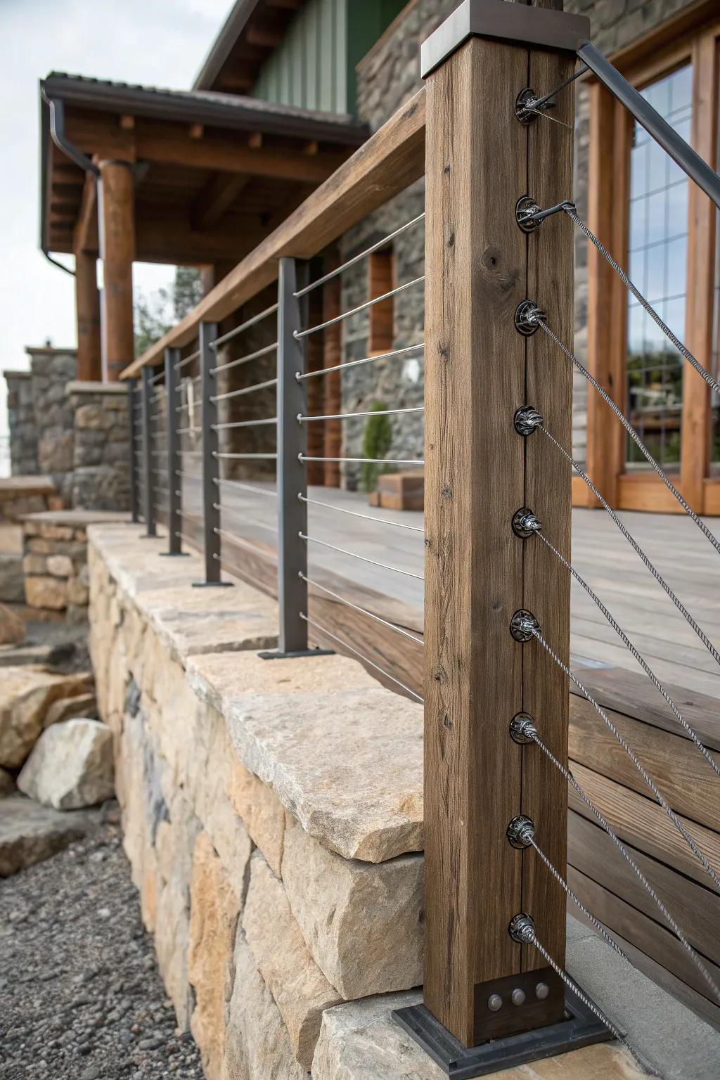 Elevate your outdoor space with the perfect blend of modern and rustic charm.
