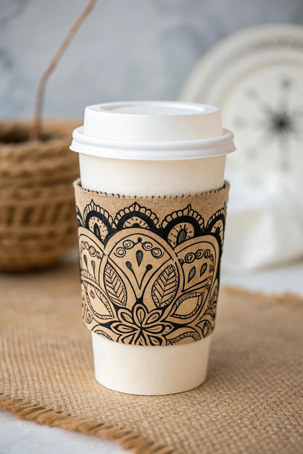 Elevate your coffee experience with personalized sleeves that speak your style.