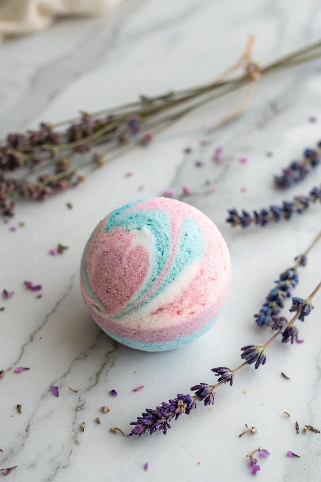 Transform your bath into a serene oasis with handcrafted bath bombs. 🌸✨ #DIYRelaxation #CraftNightIn