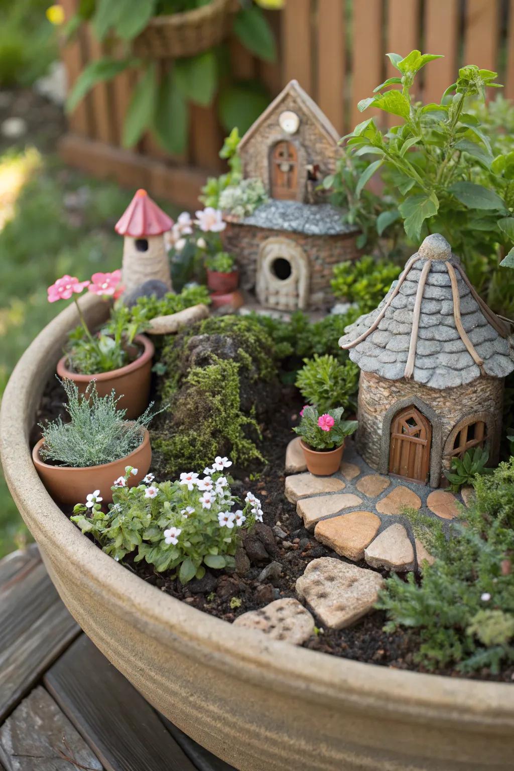 Fairy gardens bring a touch of magic to your plants.
