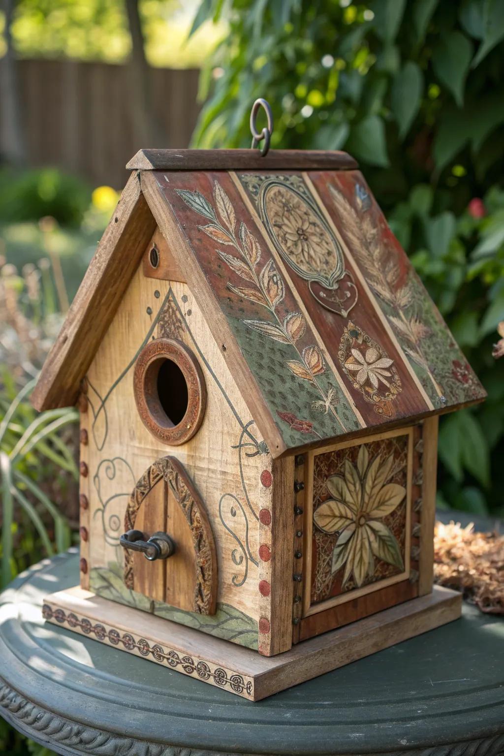 Craft Your Own Avian Retreat: A Rustic Cigar Box Birdhouse