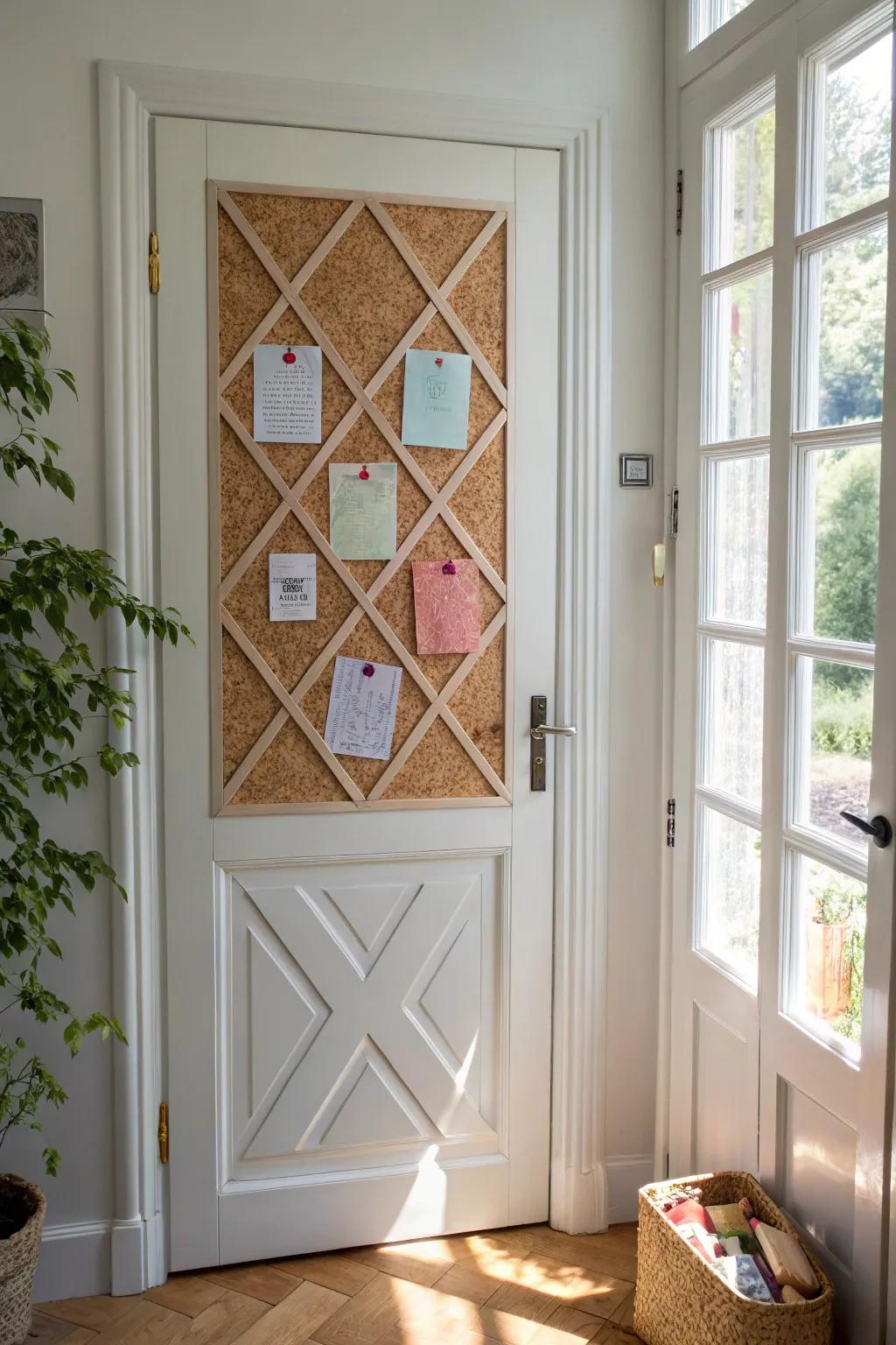 Transform your door into a stylish message board and bring a touch of Scandinavian elegance to your space!