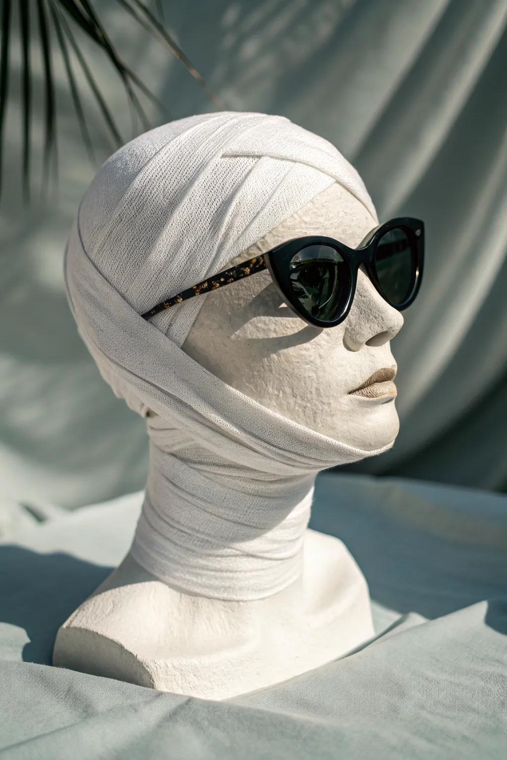 Cloaked in mystery and style - embrace the haunting allure of the Invisible Man. #HalloweenDIY #ScandinavianStyle #BohoChic