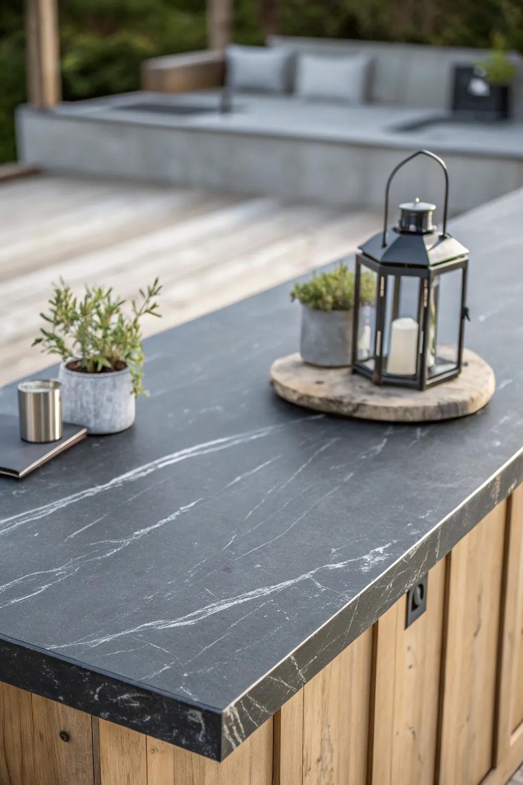 Elevate your outdoor space with the timeless elegance of soapstone simplicity.