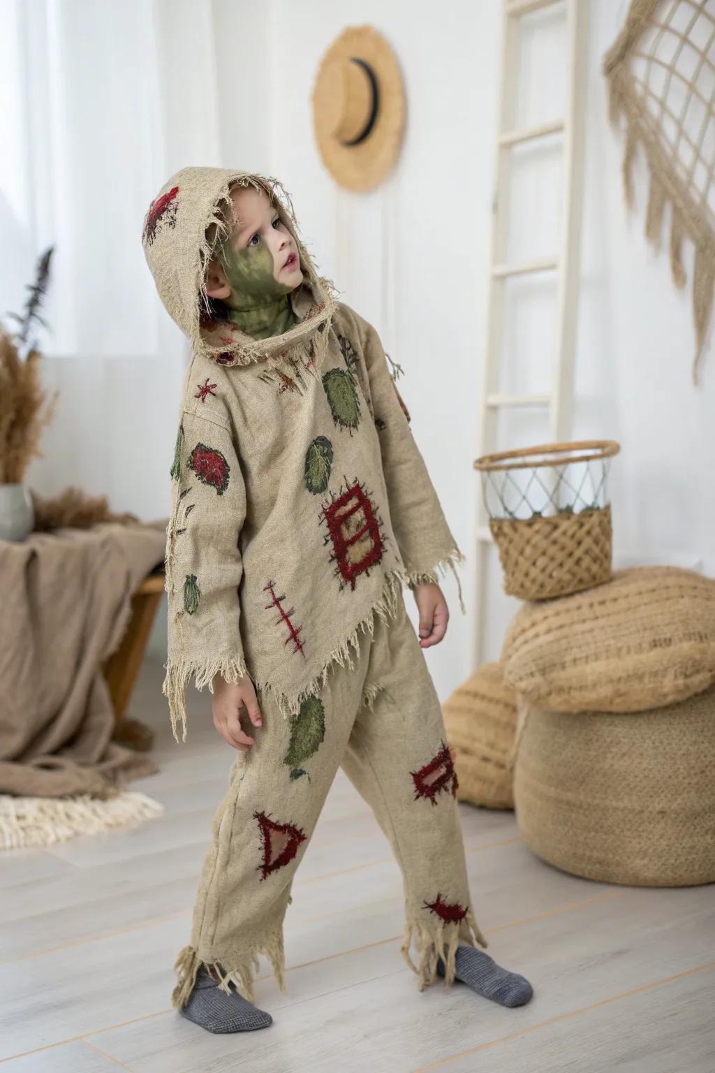 Turn your family into a stylish zombie crew with DIY costumes that blend Scandinavian simplicity with bold Boho flair!