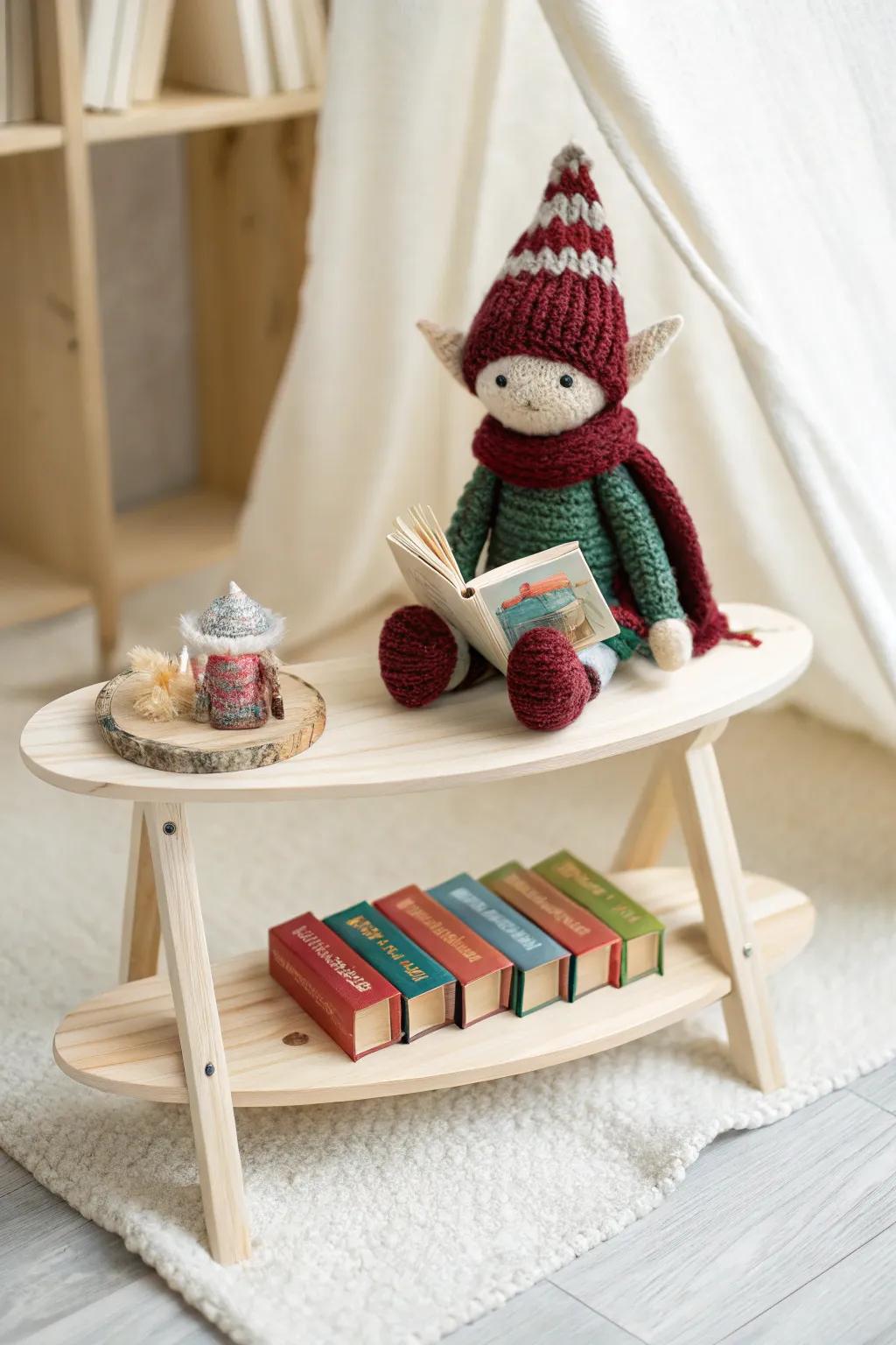 Gather 'round for Elf's enchanting tales from the North Pole! 📚✨ #ElfStorytime #ScandiBoho
