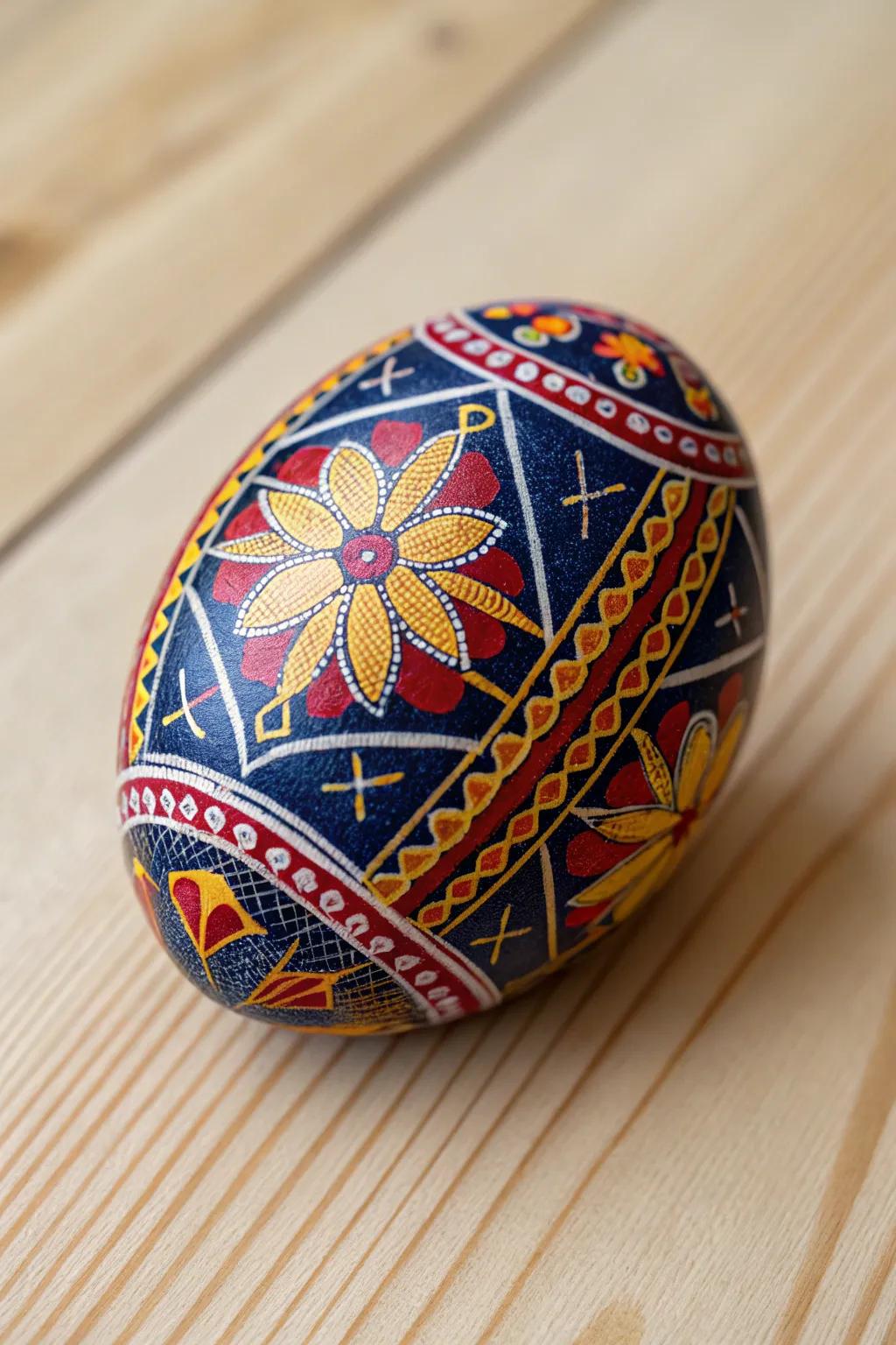 Add a splash of exotic flair to your decor with Moroccan-inspired egg art.