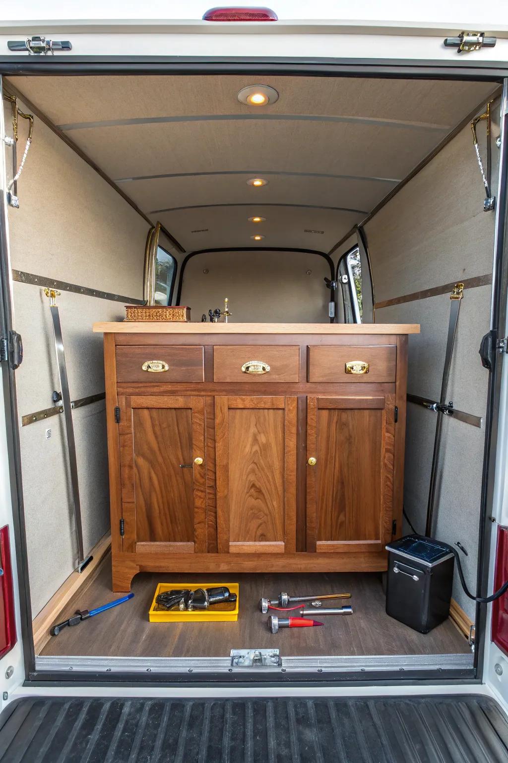 Transform your trailer space with bespoke craftsmanship: Dive into DIY cabinet kits.
