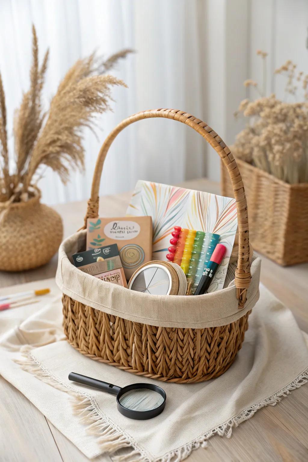 Ignite curiosity with the Science Explorer Basket – a perfect blend of creativity and discovery for the young scientists in your family.
