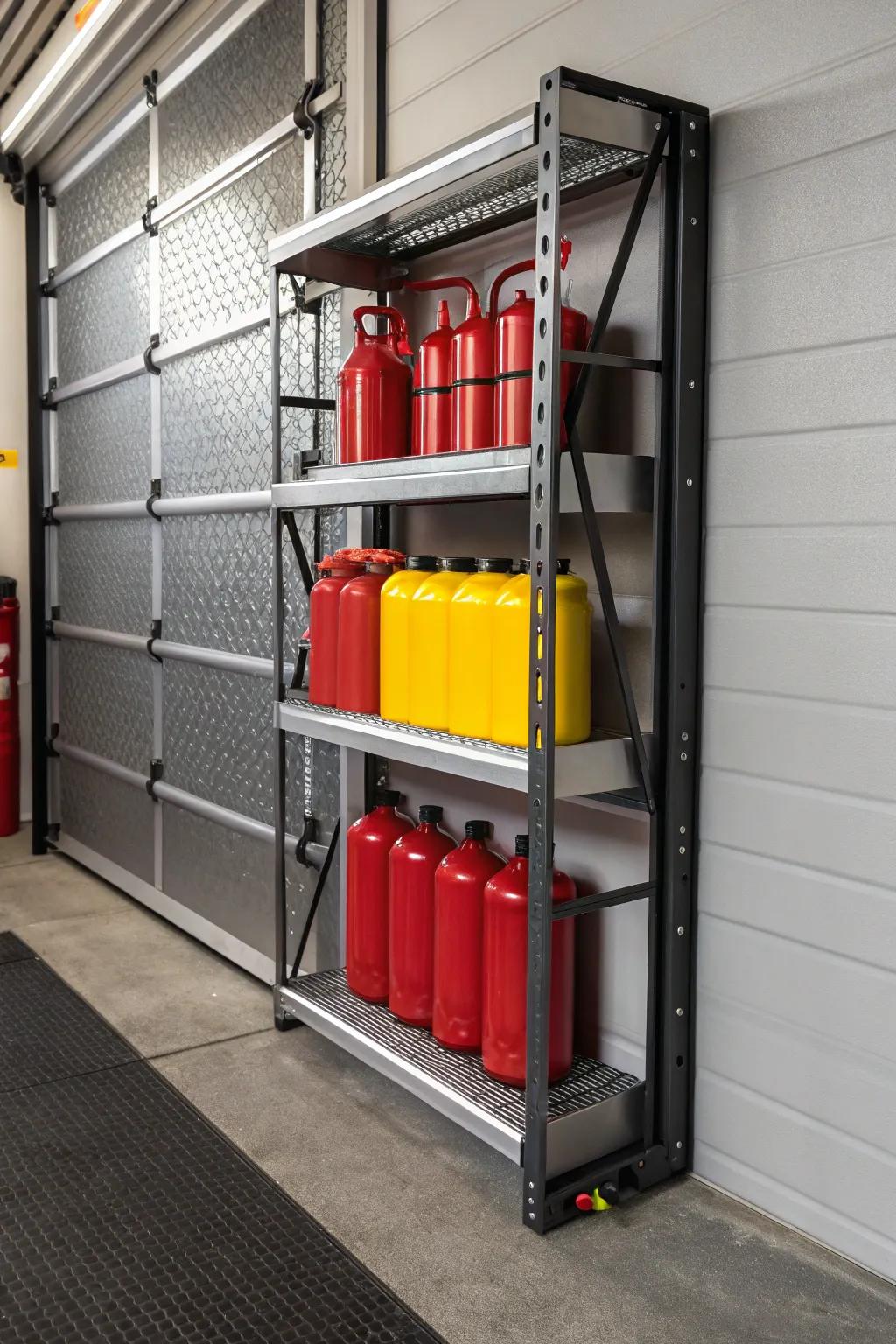 Transform your garage with vertical storage solutions for a sleek and organized space.