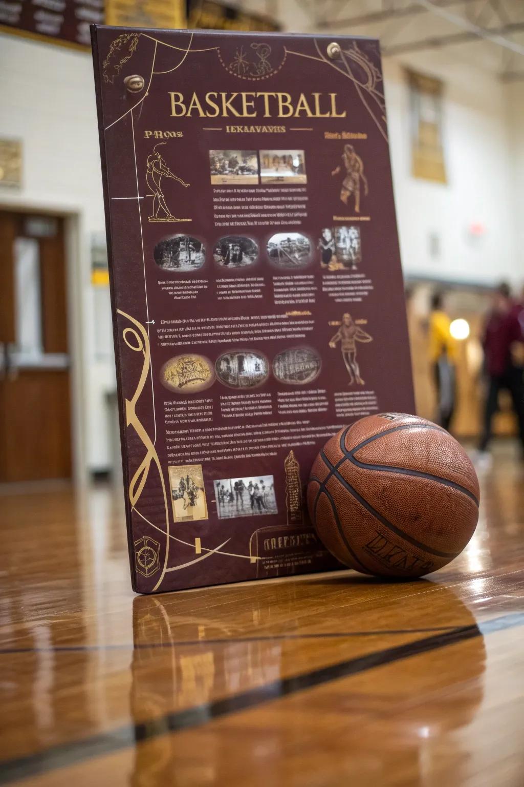Celebrate the journey with a handcrafted timeline of basketball triumphs. Let the past inspire future victories.