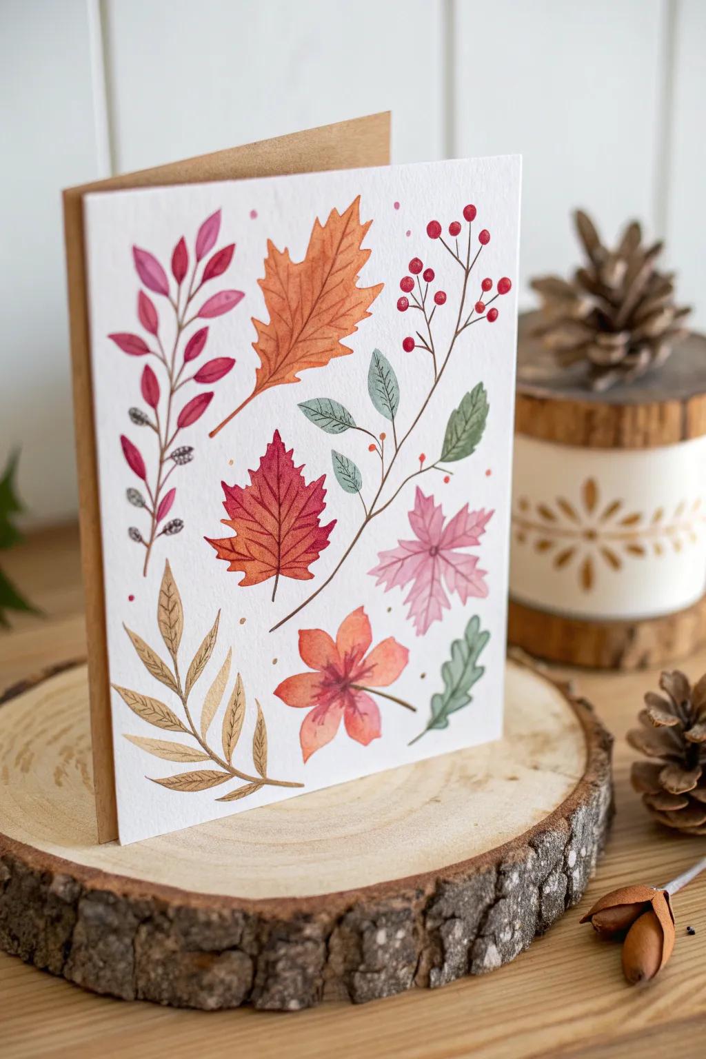 Embrace the beauty of each season with a handcrafted touch. 🍂🌸 #SeasonalCards #Craftsmanship