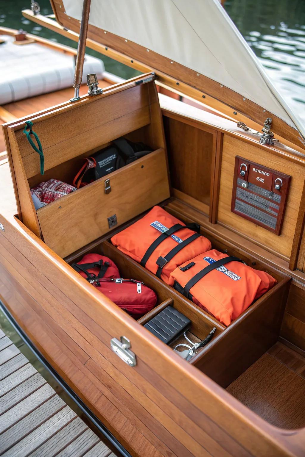 Crafted for safety: A dedicated space for peace of mind on the water.