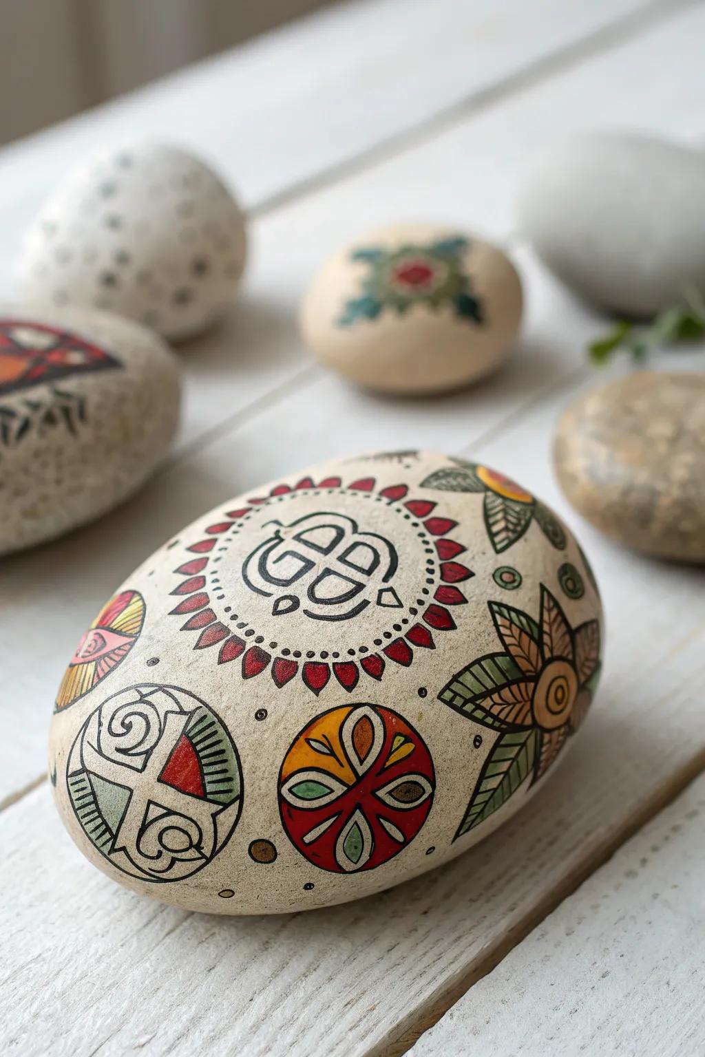 A world of cultures in a single stone: Celebrate diversity with kindness rocks.