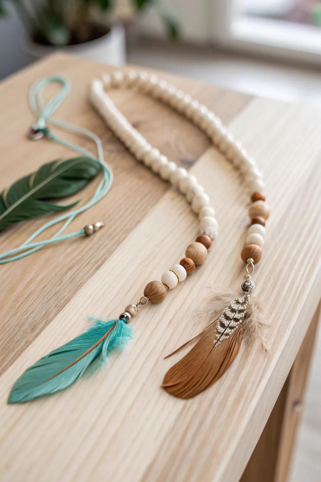 Elevate your style with a touch of nature - a lanyard that blends natural beauty with minimalist elegance.