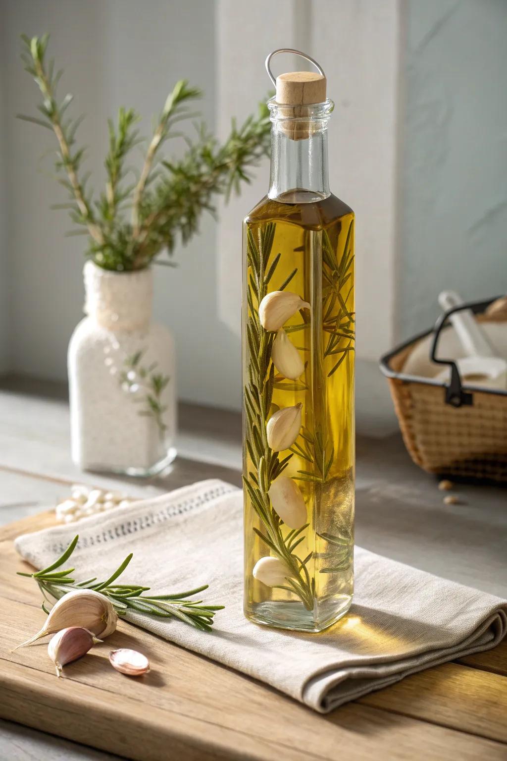 Elevate your gifting with a touch of gourmet elegance—handcrafted infused olive oil for a sister who appreciates the finer things.
