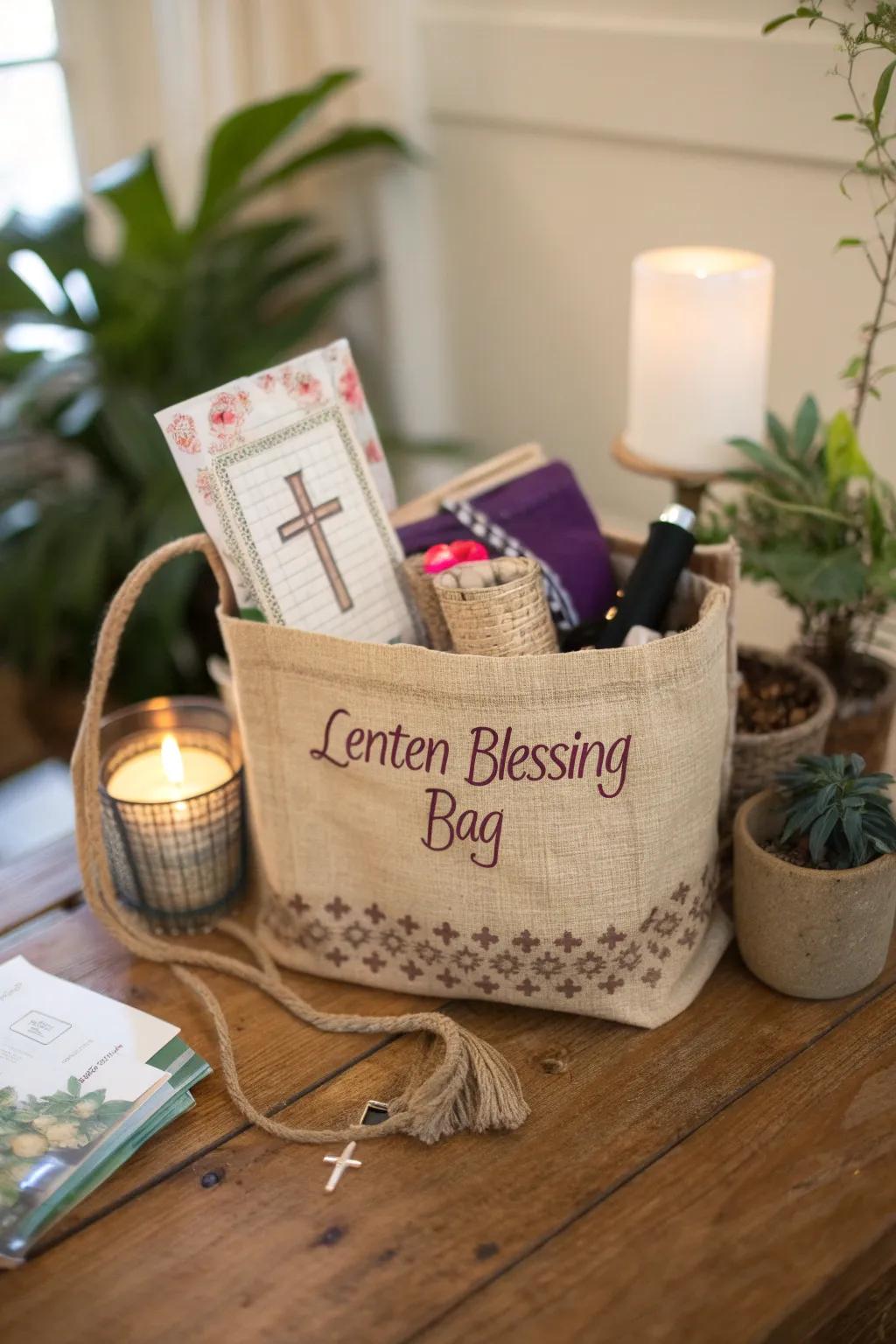 Crafting Kindness: A Lenten Blessing Bag to Spread Love and Hope.