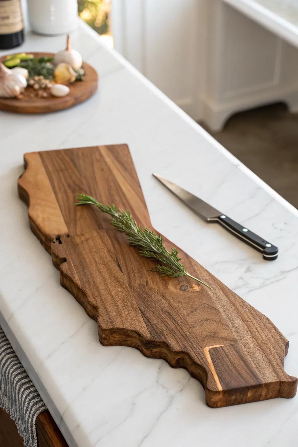 Celebrate your roots with a cutting board that tells your story. Perfect for adding a personalized touch to your kitchen with a boho twist!