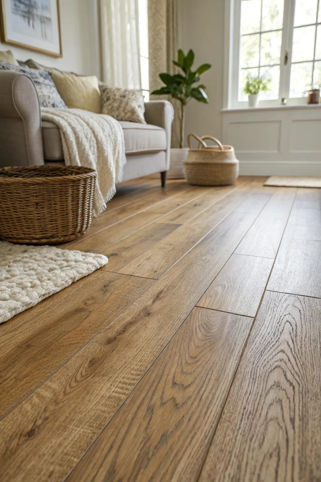 Transform your space with stunning new flooring. Discover the natural beauty and simplicity of vinyl planks.