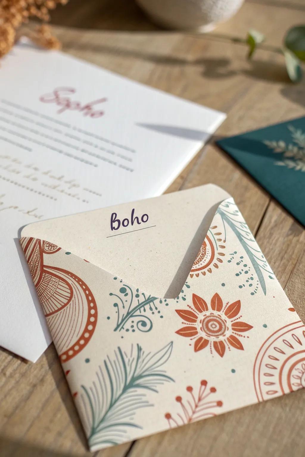 Discover the magic of envelope pockets: where secrets and memories beautifully intertwine.