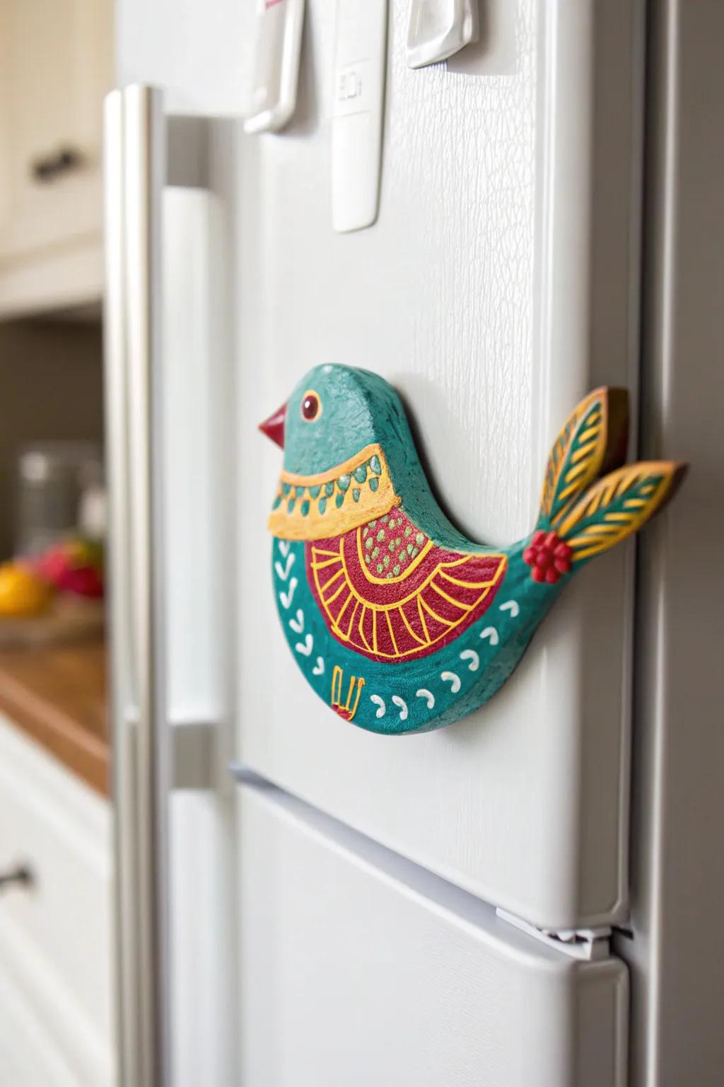 Add a splash of joy to your kitchen with playful clay magnets!